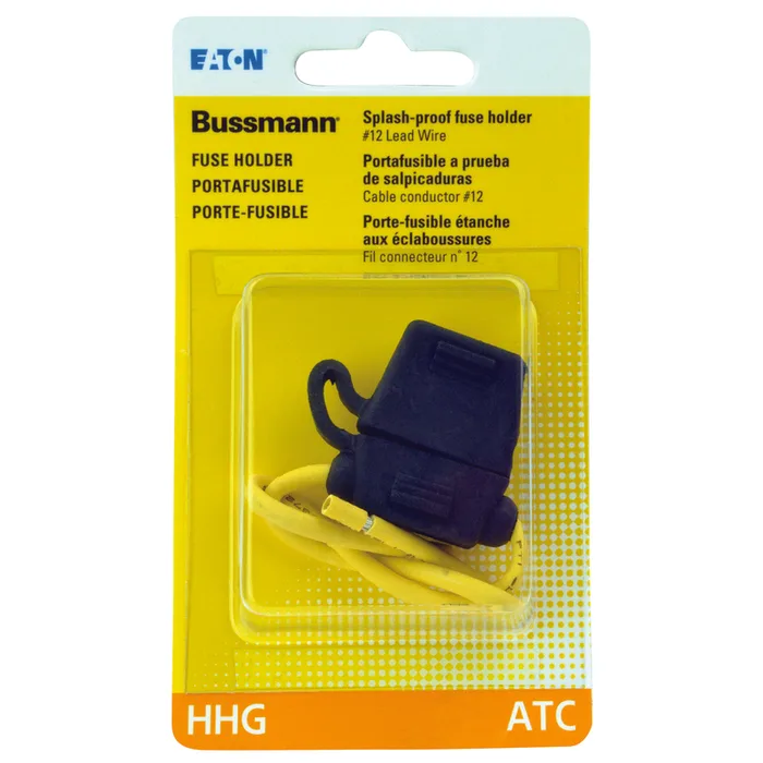 Bussmann 30 amps ATC Black Fuse Holder with Cover 1 pk (Pack of 5)
