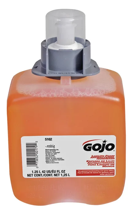 Gojo Orange Blossom Scent Antibacterial Foam Hand Soap Dispenser Refill 42 oz (Pack of 4)