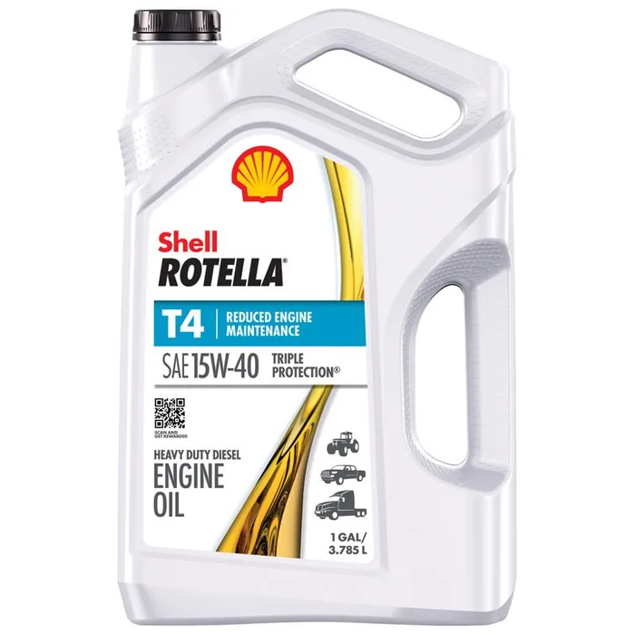 Shell Rotella 15W-40 Diesel Heavy Duty Engine Oil 1 gal 1 pk (Pack of 3)