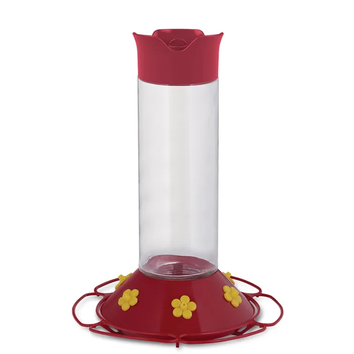 Perky-Pet Hummingbird 30 oz Glass/Plastic Nectar Bird Feeder 6 ports (Pack of 2)