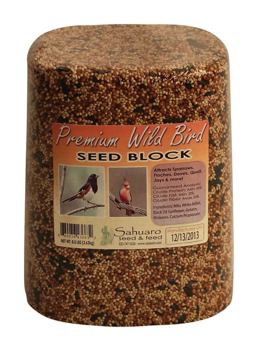 Sahuaro Seed Bird Food Block 8 lb
