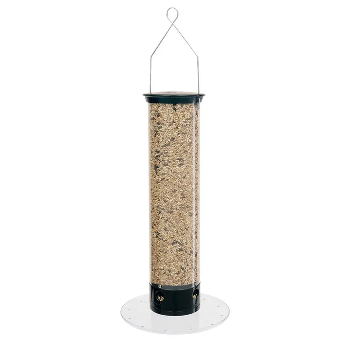 Droll Yankees Tipper Wild Bird 5 lb Polycarbonate Tube Bird Feeder 4 ports