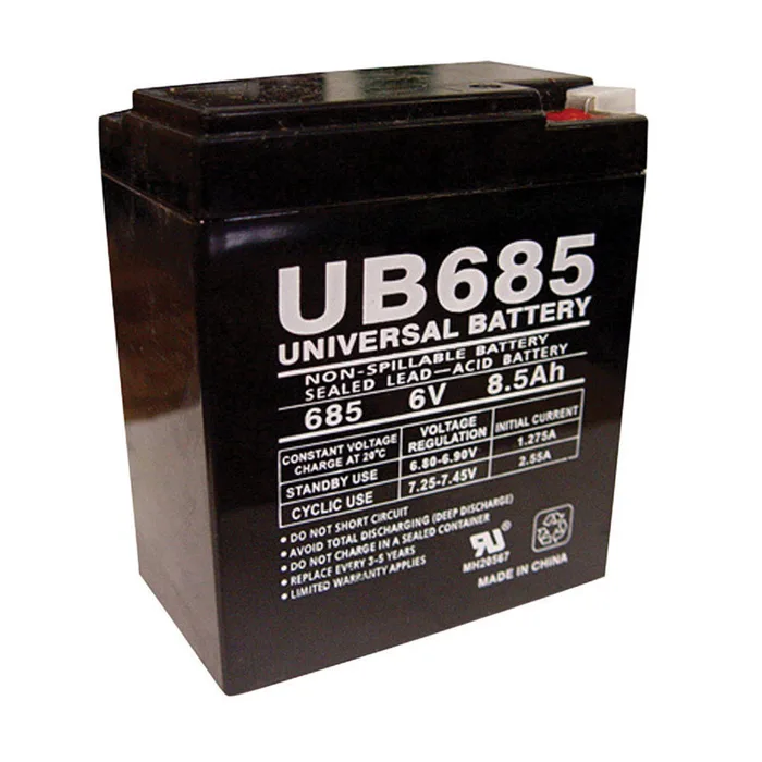 Universal Power Group UB685 8.5 Ah 6 V Lead Acid Battery (Pack of 2)