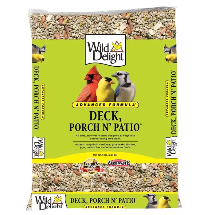 Wild Delight Deck Porch N Patio Wild Bird Food 5 lb (Pack of 6)