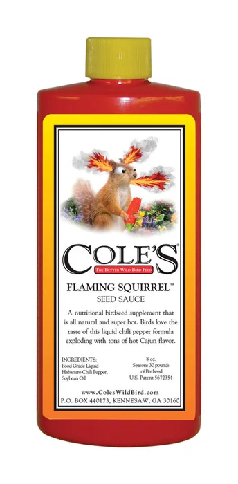 Cole's Flaming Squirrel Seed Sauce 8 oz (Pack of 12)