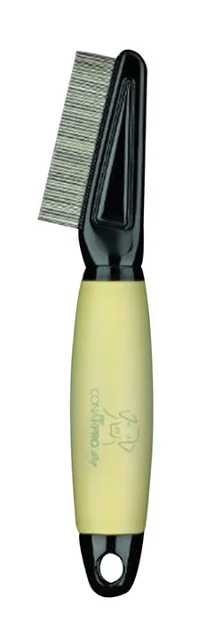 UGroom Black/Yellow Cat/Dog Flea Comb 1 pk
