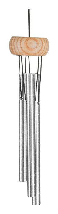 Woodstock Chimes Signature collection Silver Aluminum/Wood 6 in. Piccolo Wind Chime