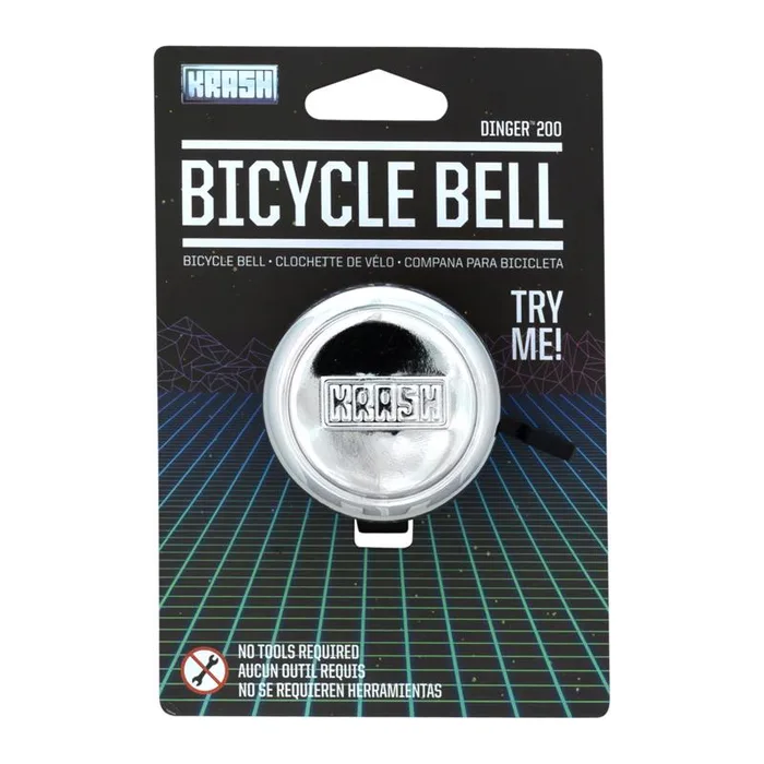 Bell Sports Dinger Steel Bike Dinger Bell Chrome