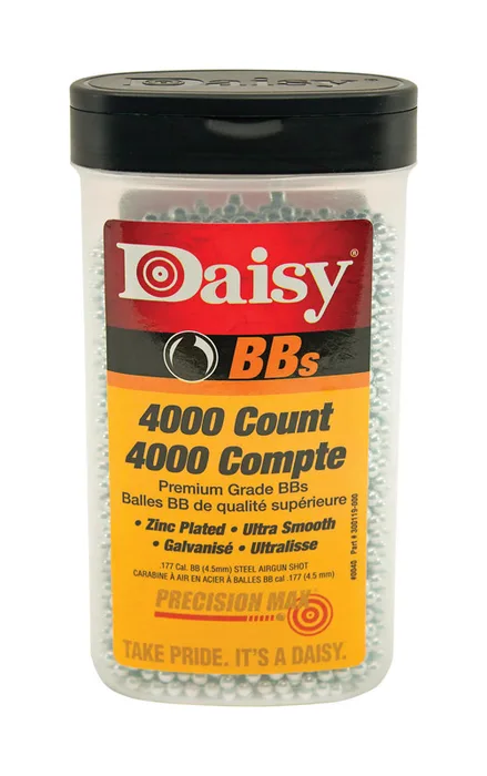 Daisy 0.177 BB's 4000 pk