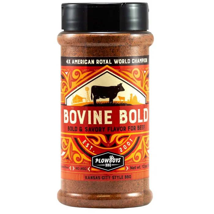 Plowboys BBQ Bovine Bold Seasoning Rub 6.5 oz