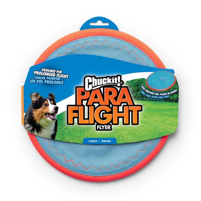 Chuckit! For Dog Blue/Orange Nylon Paraflight Flying Dog Toy Large 1 pk