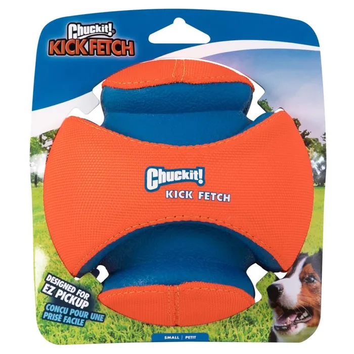 Chuckit! For Dog Blue/Orange Rubber Kick Fetch Ball Dog Toy Small 1 pk