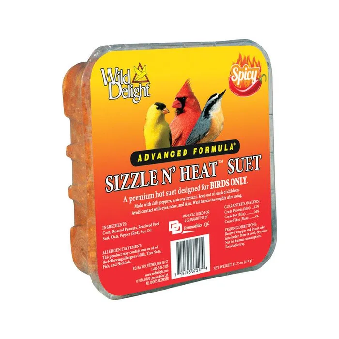 Wild Delight Sizzle N Heat Wild Bird Food 11.75 oz (Pack of 12)