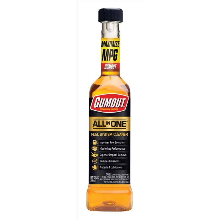 Gumout All-In-One Gasoline Fuel System Cleaner 10 oz (Pack of 6)