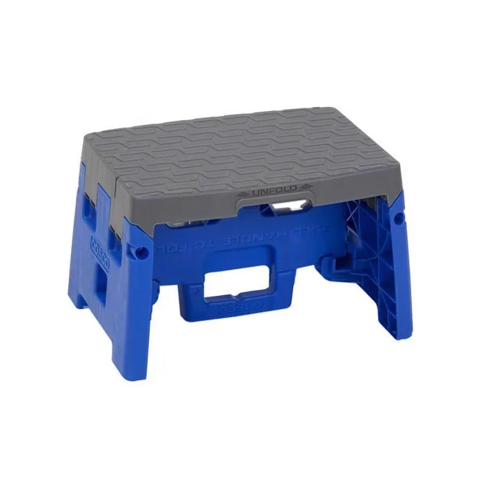 Cosco 8.46 in. H X 14.02 in. W X 9.84 in. D 300 lb. cap. 1 step Plastic Folding Step Stool (Pack of 4)