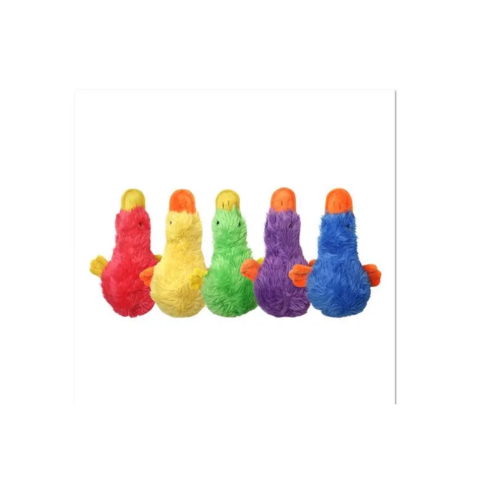 Multipet Duckworth Webster For Dog Assorted Plush Duck Dog Toy Medium 1 pk
