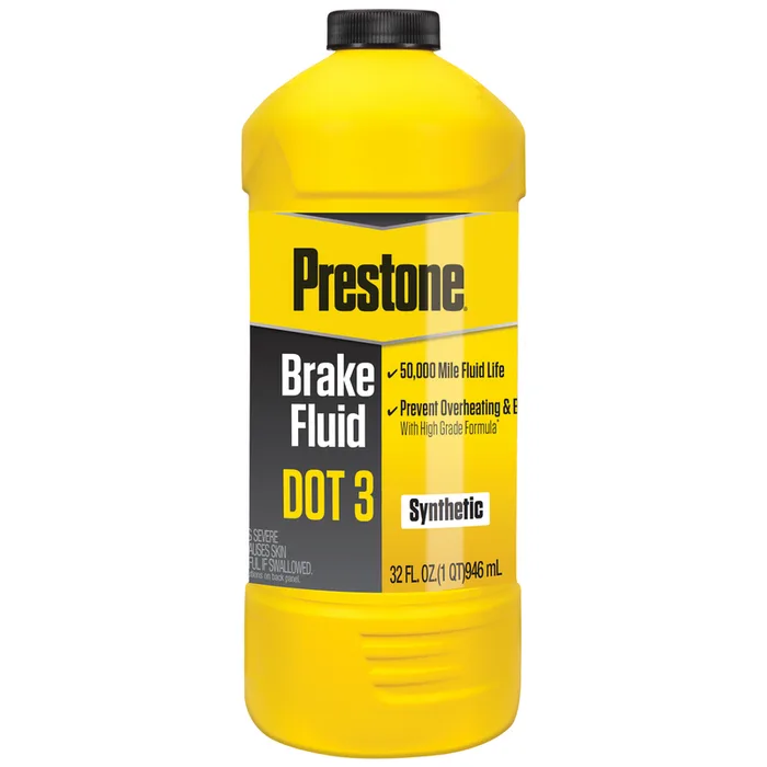 Prestone DOT 3 Brake Fluid 32 oz (Pack of 12)