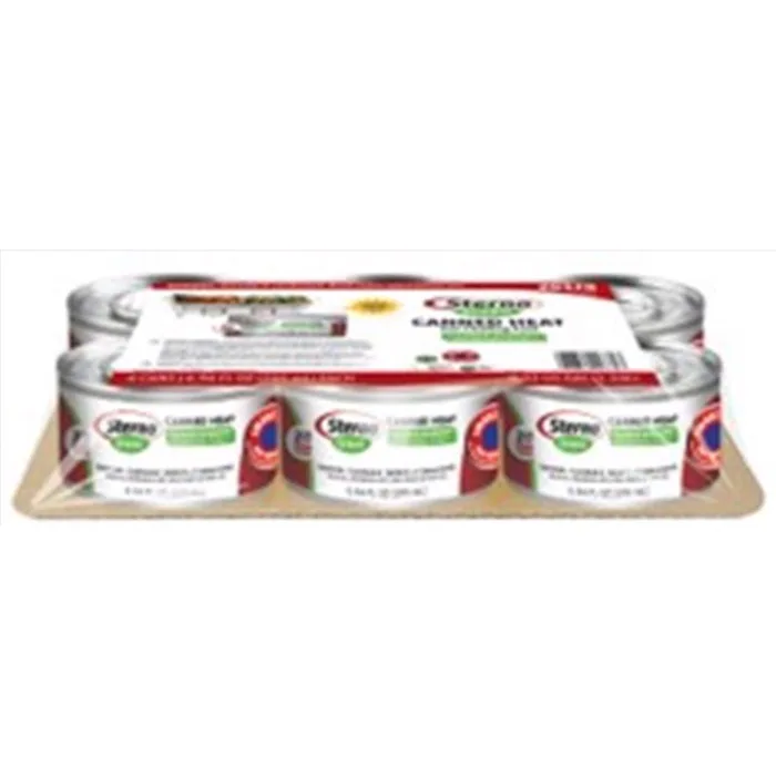 Sterno Canned Chafing Fuel Ethanol Gel 6.1 oz 6 pk