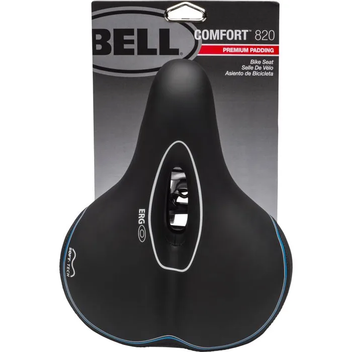 Bell Sports Soft Tech Foam/Plastic Bike Seat Black (Pack of 2)