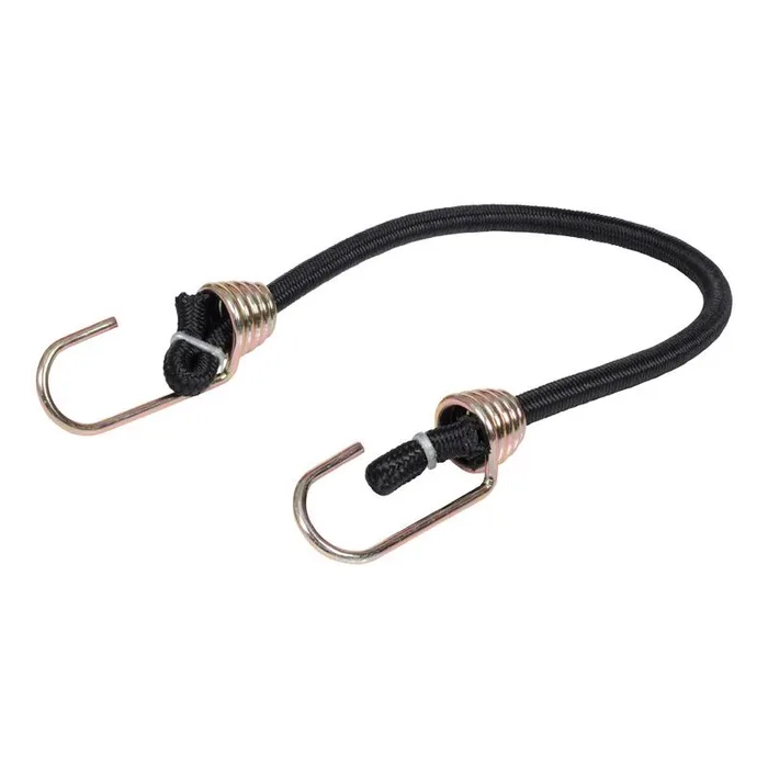 Keeper Black Bungee Cord 18 in. L X 0.374 in. 1 pk (Pack of 10)