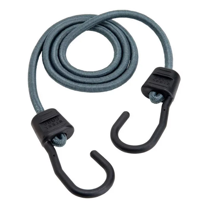 Keeper Gray Bungee Cord 48 in. L X 0.374 in. 1 pk (Pack of 10)