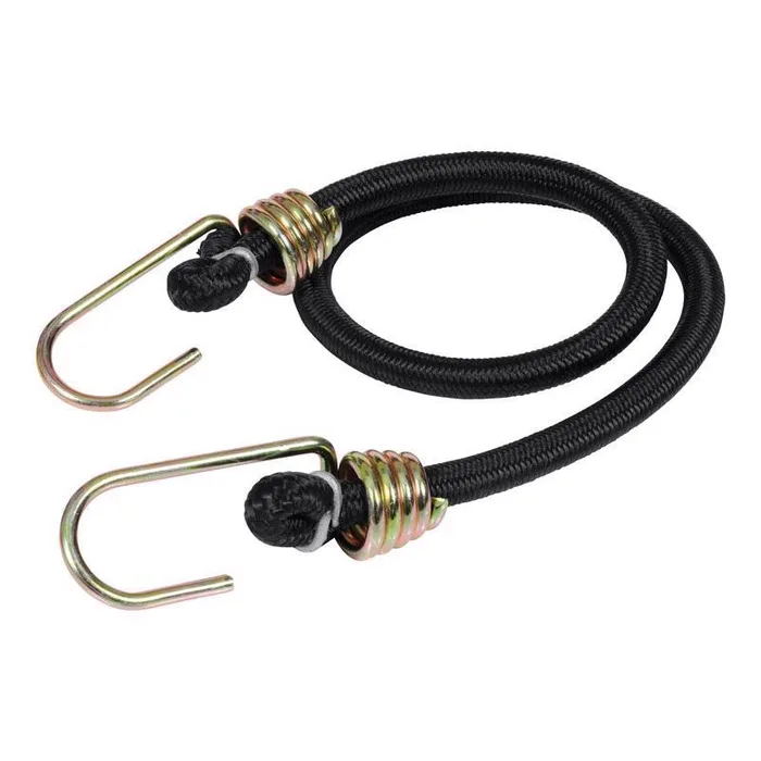 Keeper Black Bungee Cord 24 in. L X 0.374 in. 1 pk (Pack of 10)