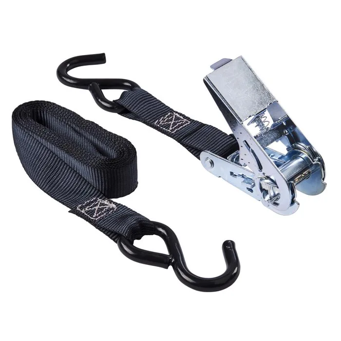Keeper 1 in. W X 10 ft. L Black Tie Down w/Ratchet 400 lb 1 pk (Pack of 12)