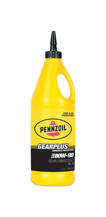 Pennzoil Gear Plus 80W90 Multipurpose Automotive Gear Oil 1 qt (Pack of 12)