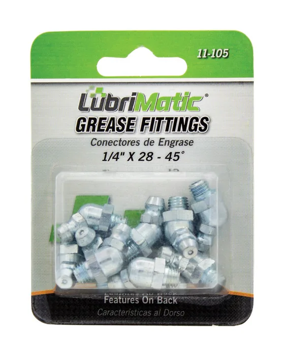 LubriMatic 45 degree Grease Fittings 10 pk