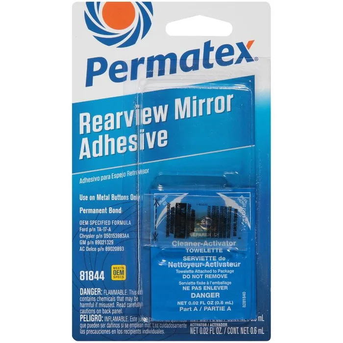 Permatex Automotive Mirror Adhesive Liquid 0.01 oz (Pack of 12)