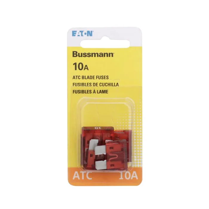 Bussmann 10 amps ATC Red Blade Fuse 5 pk (Pack of 5)