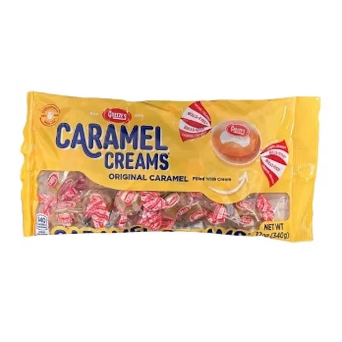 Goetze's Candy Caramel Creams Original Caramels 12 oz (Pack of 12)