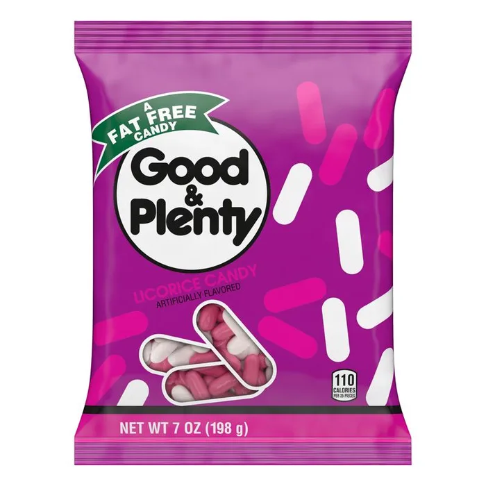 Good & Plenty Licorice Candy 7 oz (Pack of 12)