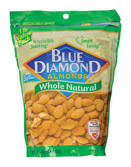 Blue Diamond Almonds Snack 16 oz oz Bagged (Pack of 6)