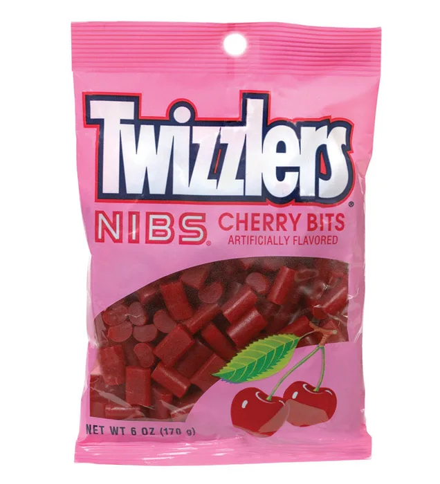 Twizzlers Cherry Candy Bites 6 oz (Pack of 12)