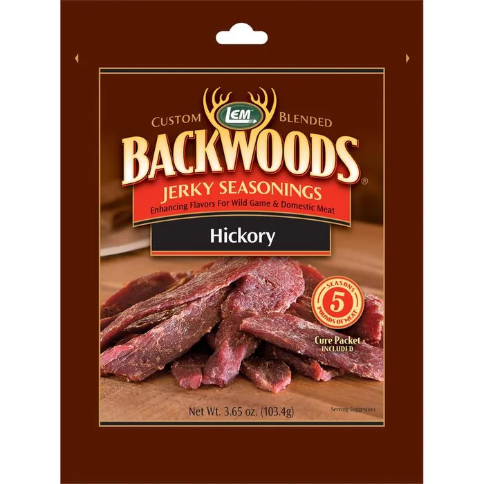 LEM Backwoods Hickory Jerky Seasoning 3.65 oz Boxed (Pack of 6)