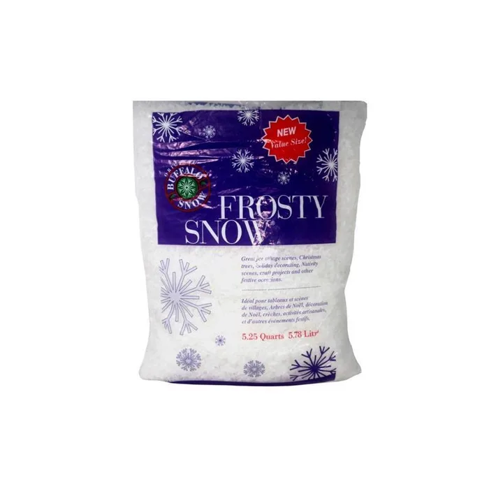 Buffalo Frosty Snowflakes Table Decor Polyethylene 1 pk (Pack of 12)