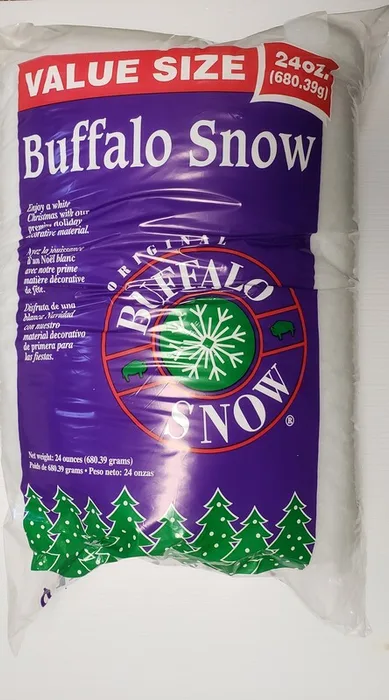Buffalo Snow Fluff Table Decor Polyester 1 pk (Pack of 12)