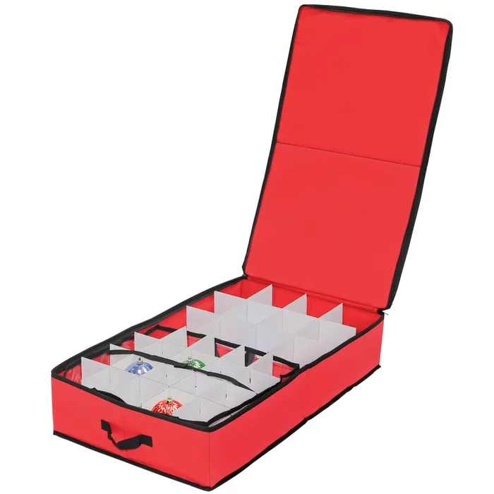 Dyno 35 bin Red Ornament Storage Bag (Pack of 6)