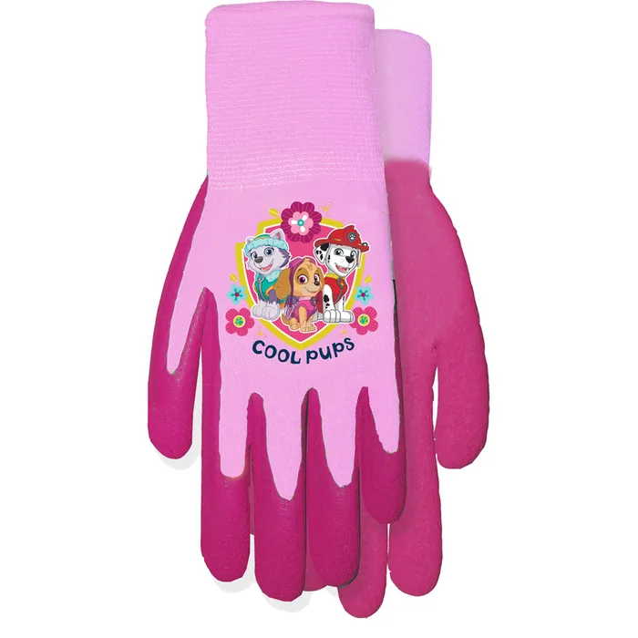 Midwest Quality Gloves Youth Garden Pink Grip Gloves (Pack of 6)