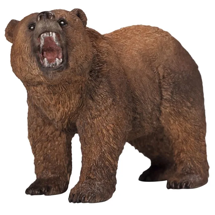 Schleich Wild Life Grizzly Bear Toy Brown (Pack of 5)