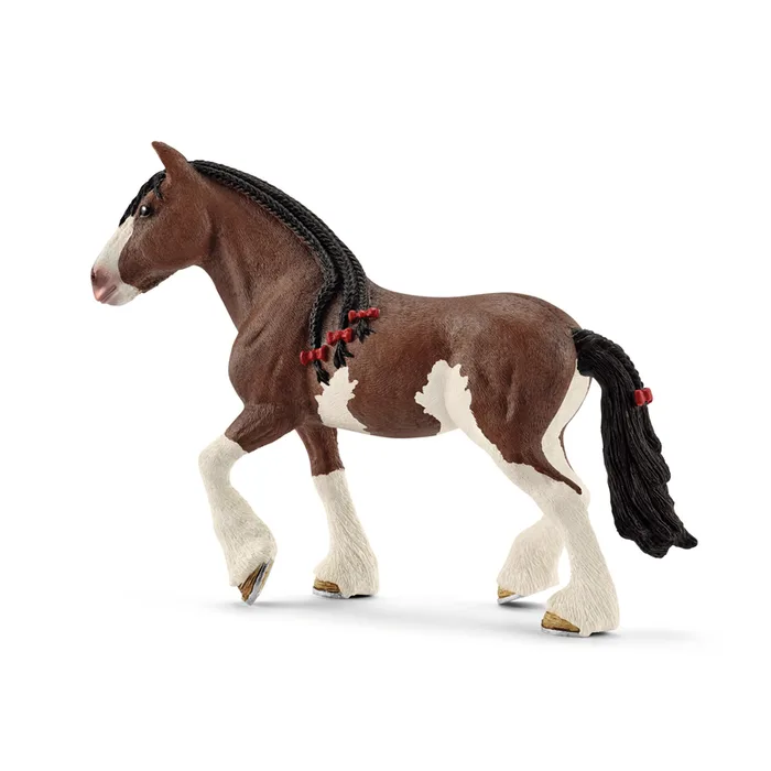 Schleich Farm World Clydesdale Mare Toy Brown/White (Pack of 5)