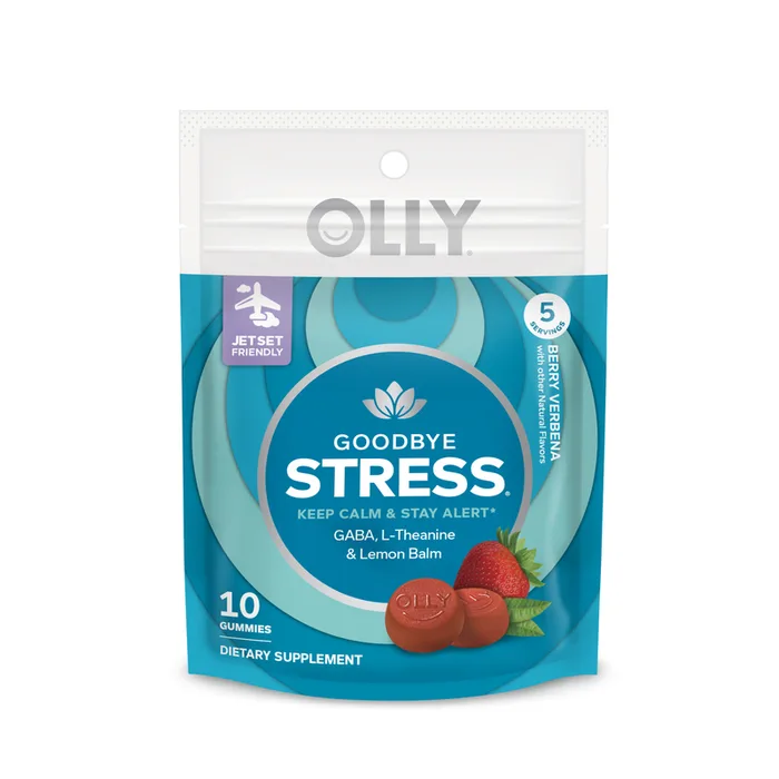 OLLY Red Berry Verbena Stress Gummie 10 pk (Pack of 8)