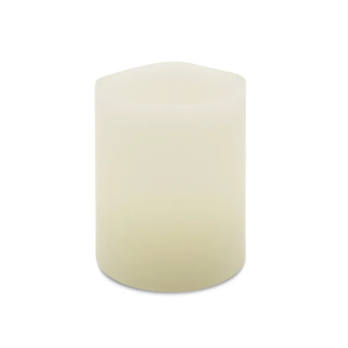 Gerson Everlasting Glow Ivory Vanilla Honey Scent Pillar Flameless Flickering Candle (Pack of 6)
