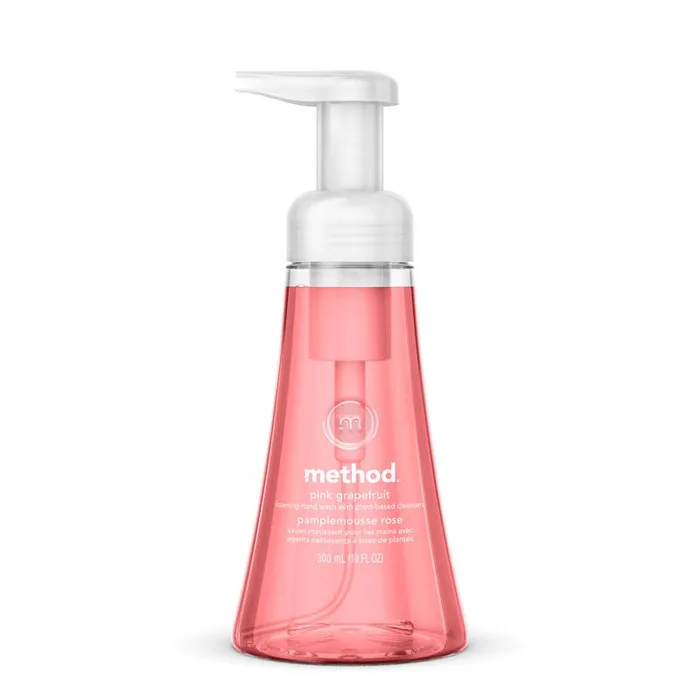 Method Pink Grapefruit Scent Foam Hand Wash 10 oz (Pack of 6)