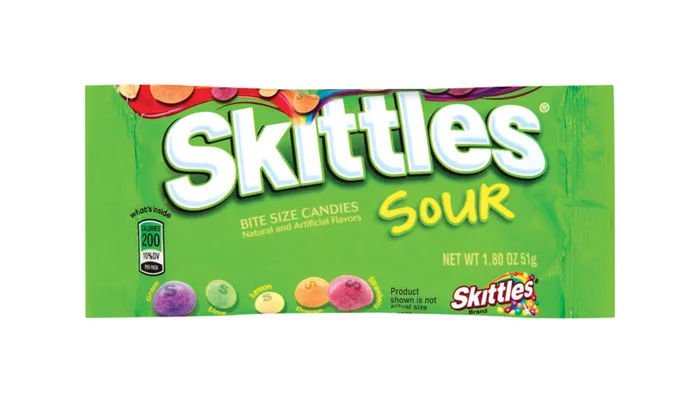 Skittles Sour Assorted Chewy Candy 1.8 oz (Pack of 24)
