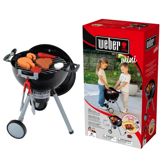 Weber Theo Klein BBQ Kids Toy Grill Black 12 pc