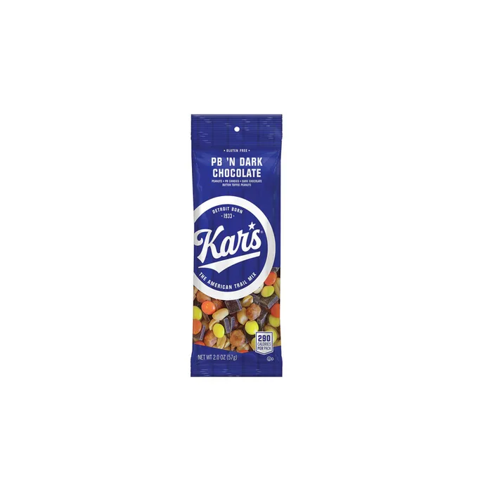Kar's Peanut Butter 'N Dark Chocolate Trail Mix 2 oz Bagged (Pack of 12)