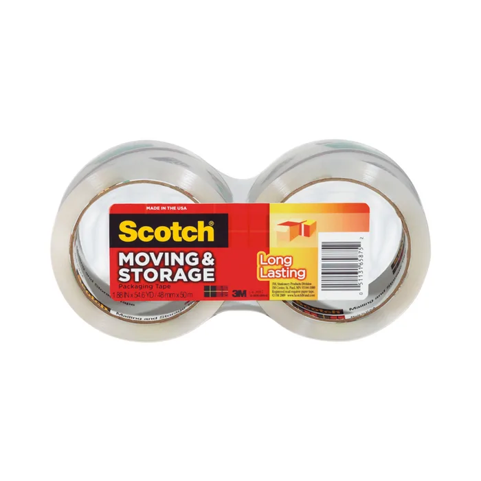 Scotch 1.88 in. W X 54.6 yd L Packaging Tape 2 pk