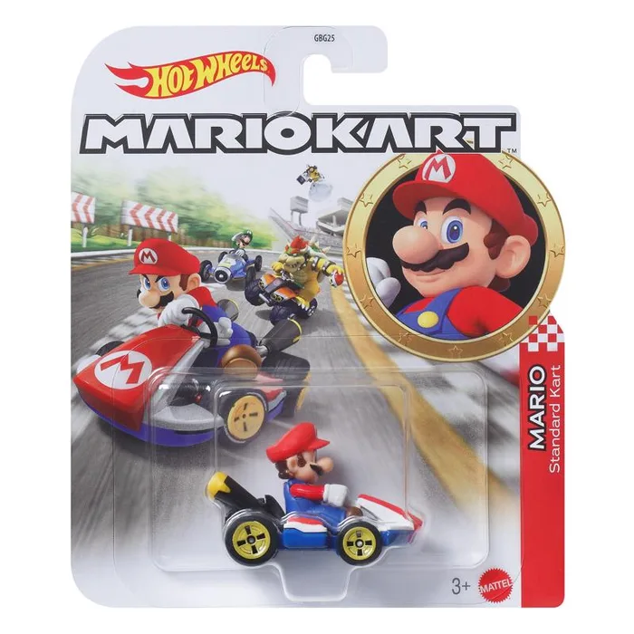 Hot Wheels Mario Kart Replica Vehicles Assorted (Pack of 8)